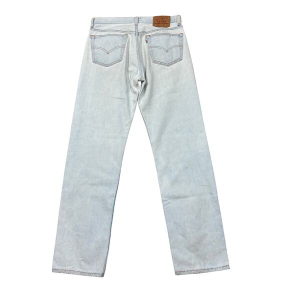 Vintage 90s Levi's 501 Straight Leg Jeans 33x32 Made in USA - Picture 1 of 15